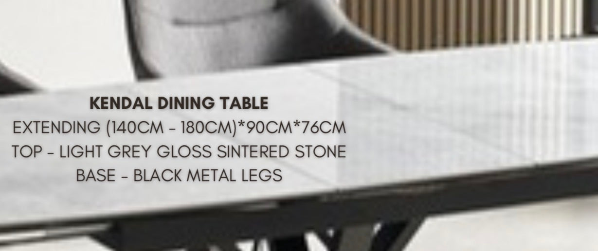 KENDELE AUTOMATIC EXTENDEBLE DINING TABLE