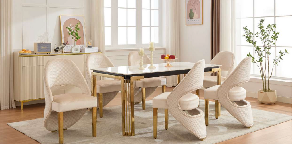 KITTY DINING TABLE WITH CHAIRS
