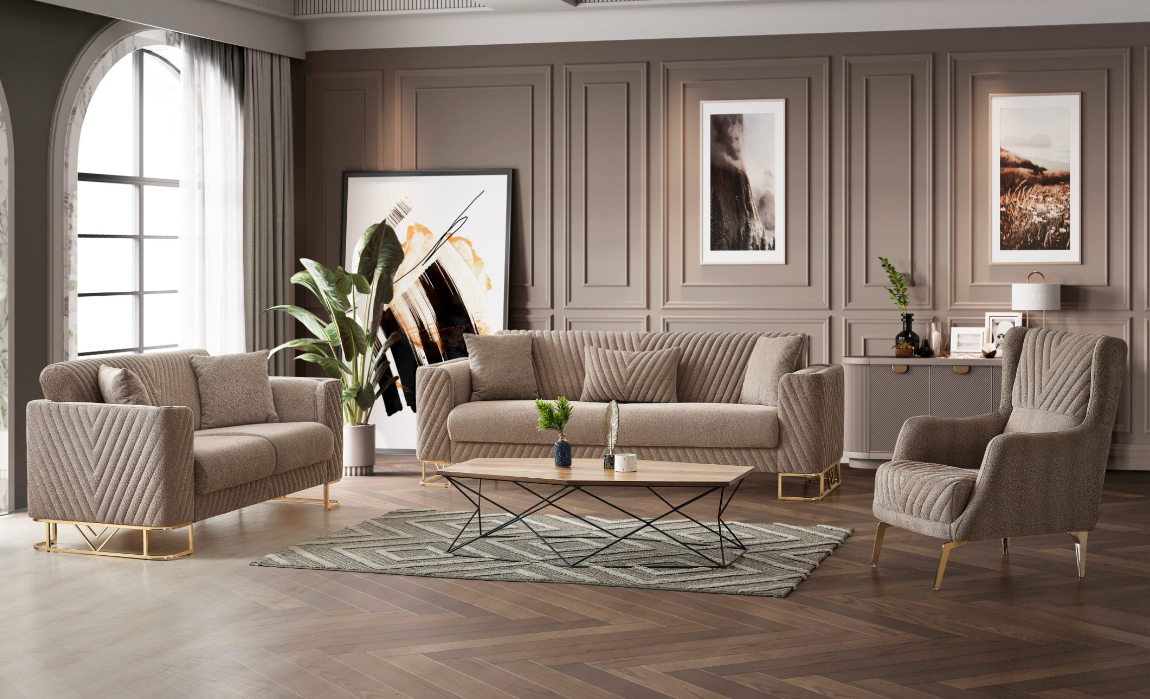 KOPPRA MICRO FIBER SOFA